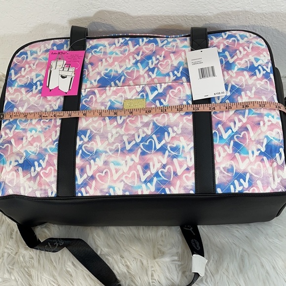 Betsey Johnson Weekender Overnight Large Bag New - Picture 8 of 10